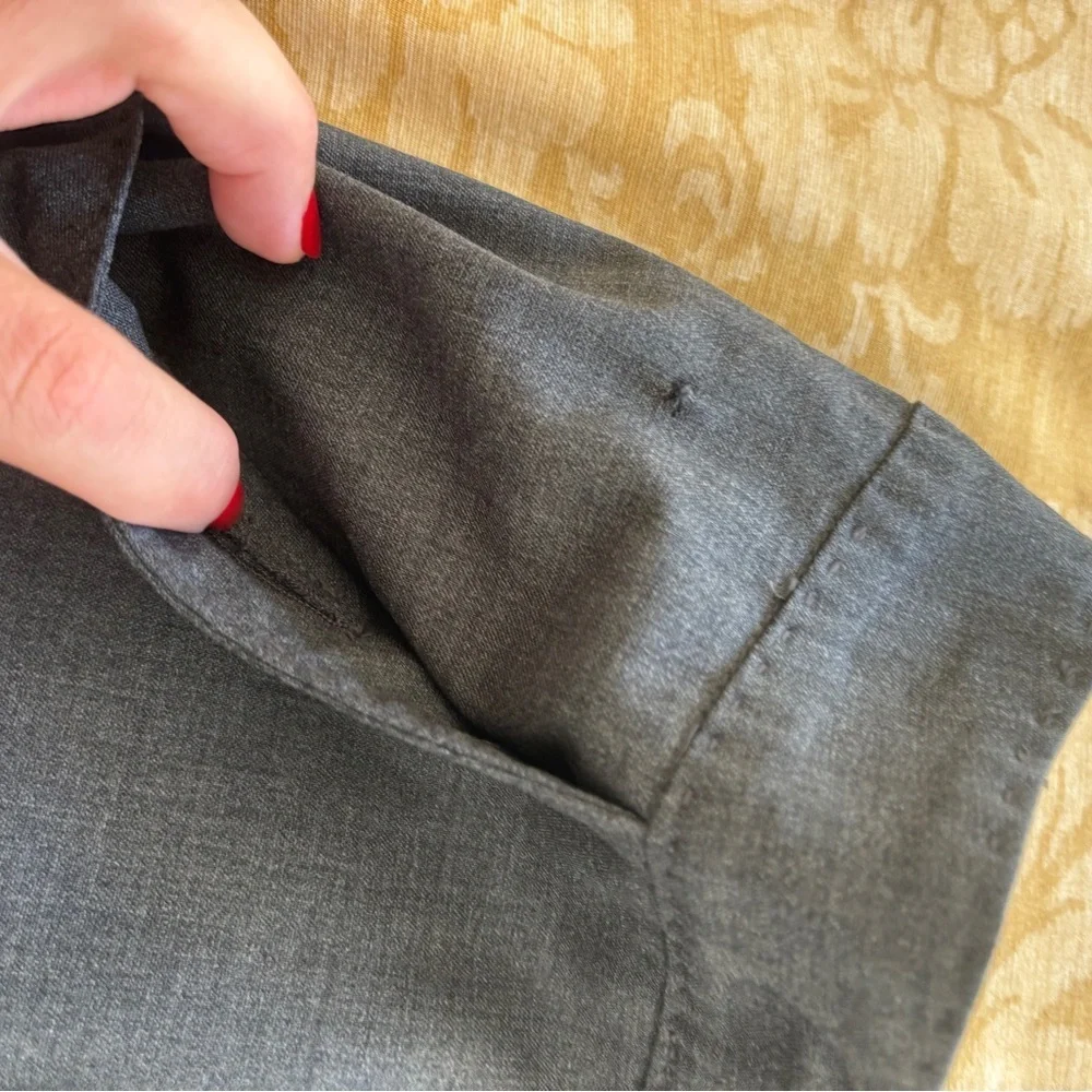 Luisa Spagnoli Charcoal A-Line Skirt